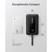 Anker Zolo Power Bank 30W with Built-in USB-C Cable (10,000mAh), feature detail