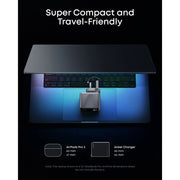 Anker Prime 160W 3-Port GaN Wall Charger with Smart Display, feature detail