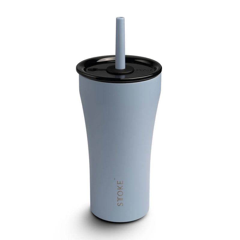 STTOKE Ceramic Insulated Cup With Straw (20Oz)