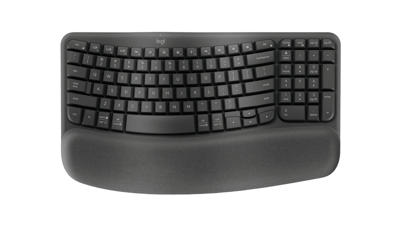 Logitech Wave Keys Ergonomic Wireless Keyboard