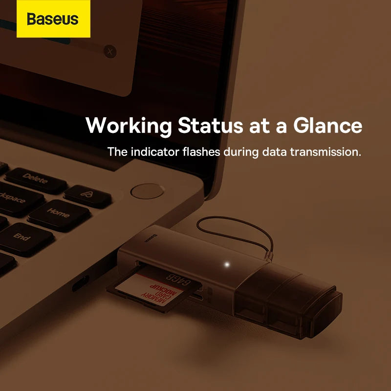 Baseus USB Card Reader (USB-A/USB-C to SD/TF)