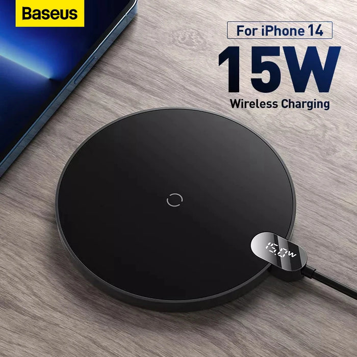 Baseus Digital LED Display 15W Wireless Charger (Gen 2)