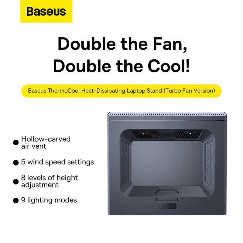 Baseus ThermoCool Heat Dissipating Laptop Stand (Turbo Fan Version)