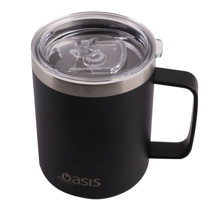 Oasis Stainless Steel Insulated Mug with Lid (400ml)