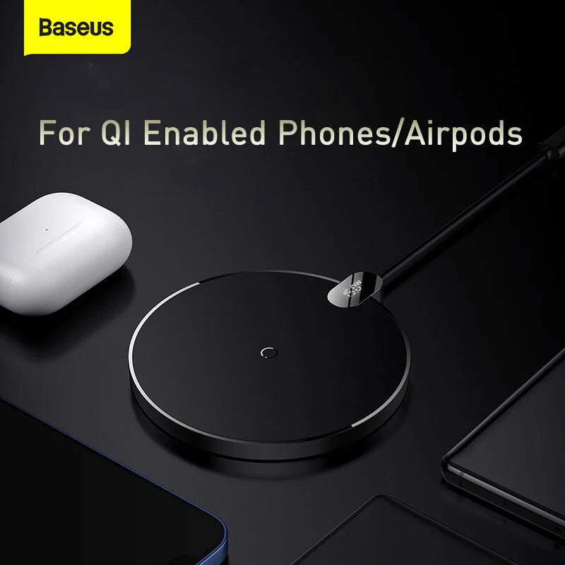 Baseus Digital LED Display 15W Wireless Charger (Gen 2)