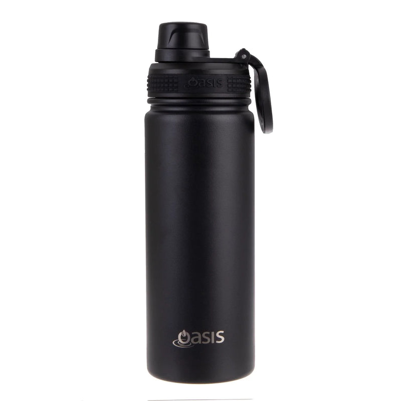 Oasis Stainless Steel Insulated Sports Water Bottle with Screw Cap (550ml)