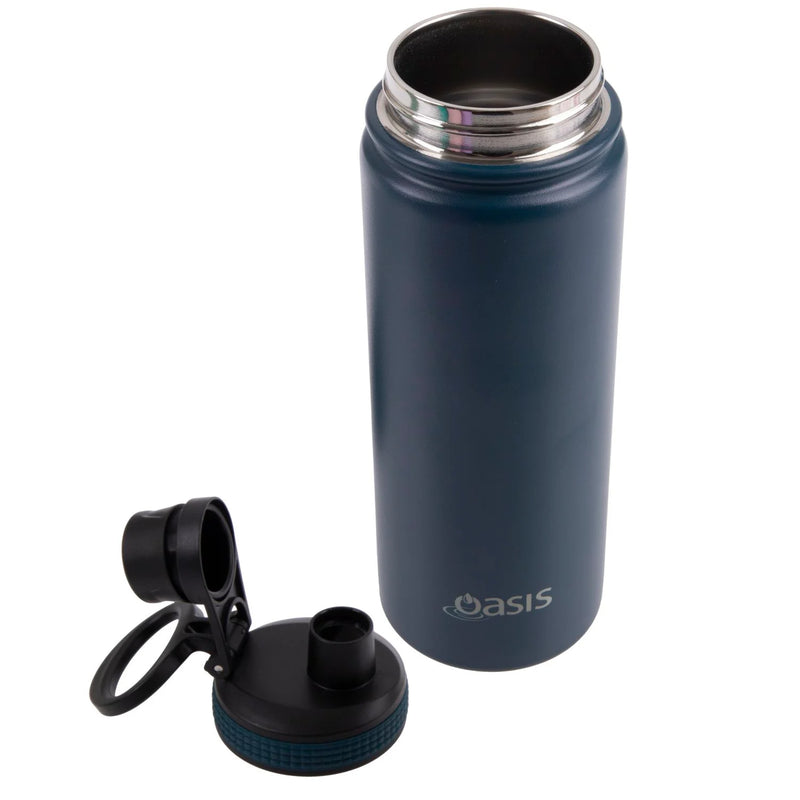 Oasis Stainless Steel Insulated Sports Water Bottle with Screw Cap (550ml)