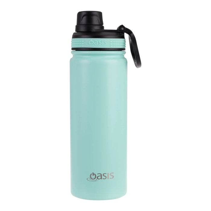 Oasis Stainless Steel Insulated Sports Water Bottle with Screw Cap (550ml)