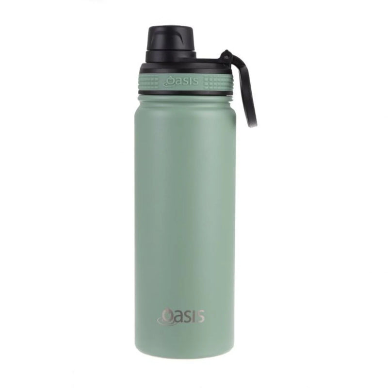 Oasis Stainless Steel Insulated Sports Water Bottle with Screw Cap (550ml)