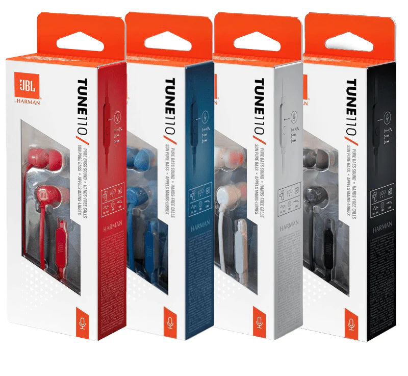 JBL Tune 110 In-Ear Headphones (Phone Jack)