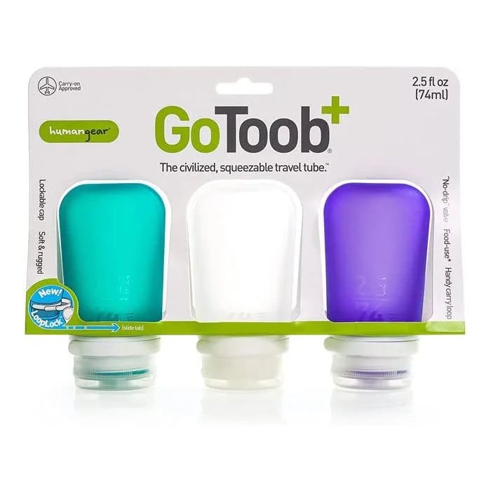 Humangear Medium Gotoob Travel Bottle Set of 3 (74ml x 3)