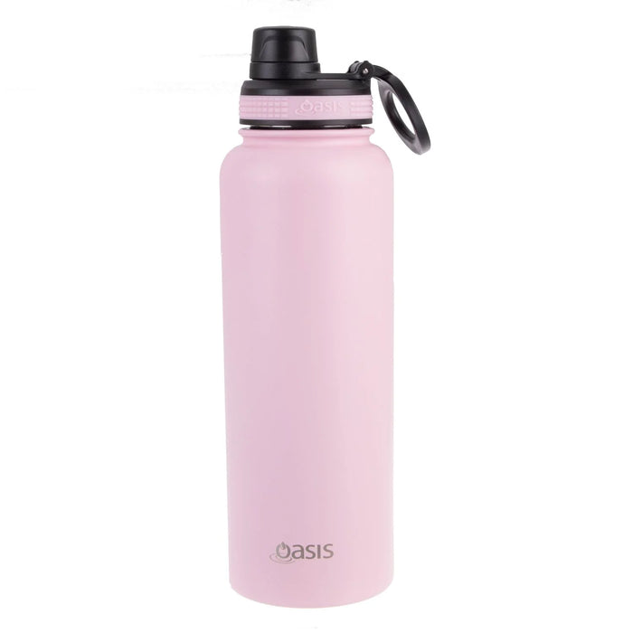 Oasis Stainless Steel Insulated Sports Water Bottle with Screw Cap (1.1L)