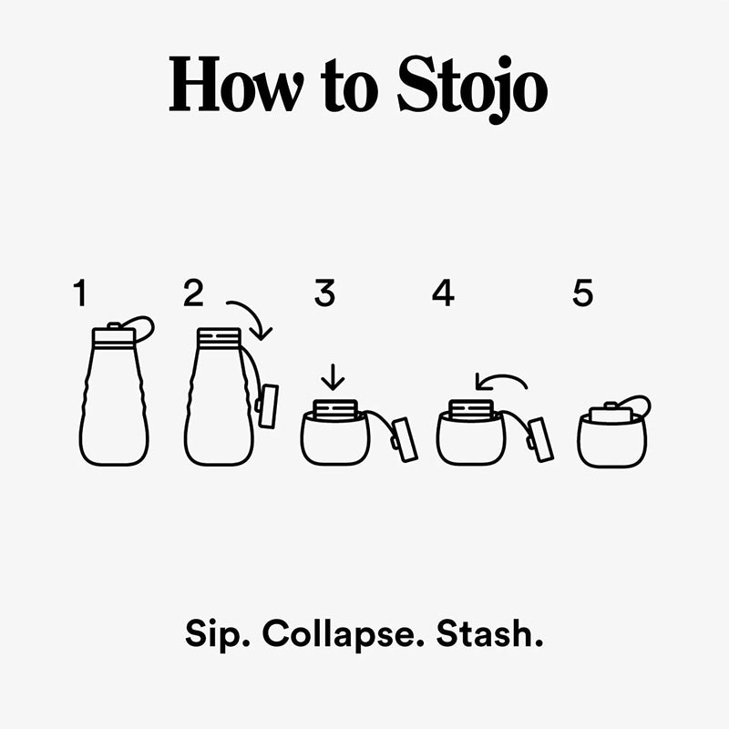 Stojo Collapsible Water Bottle (20Oz)