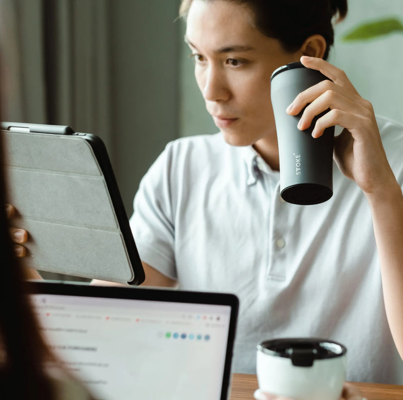 STTOKE Shatterproof Ceramic Cup (12Oz)