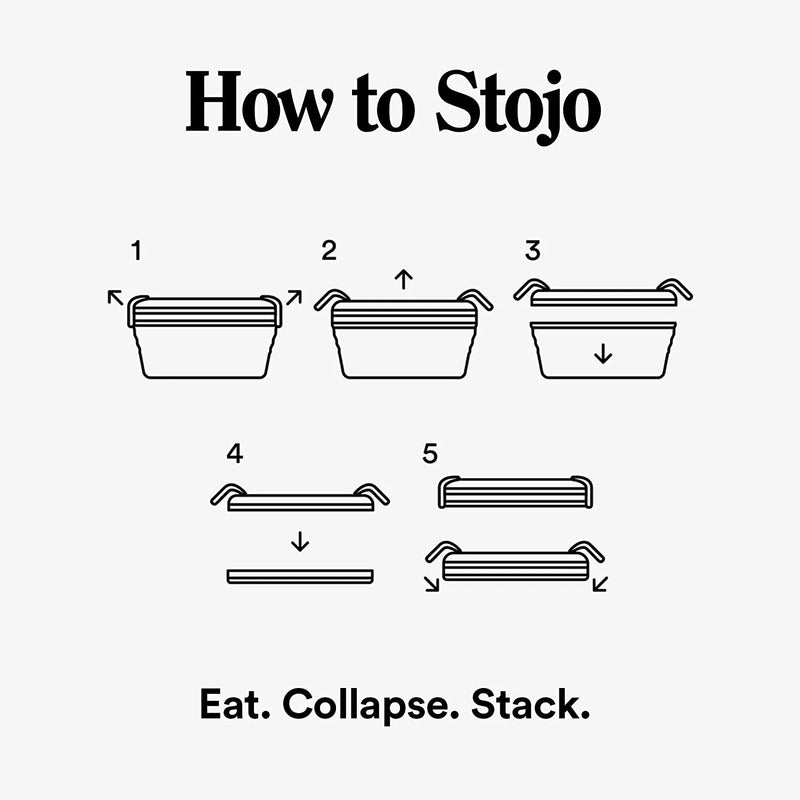 Stojo Collapsible Sandwich Box (24Oz)