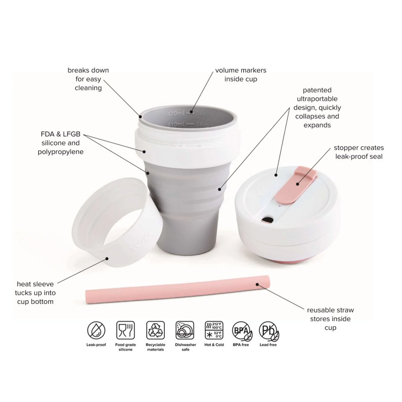 Stojo Collapsible Pocket Cup (12Oz)
