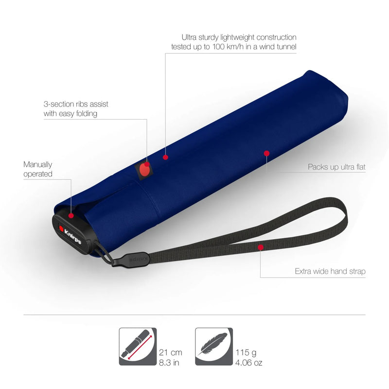 Knirps Ultra Light Slim Manual Umbrella (Only 115g)