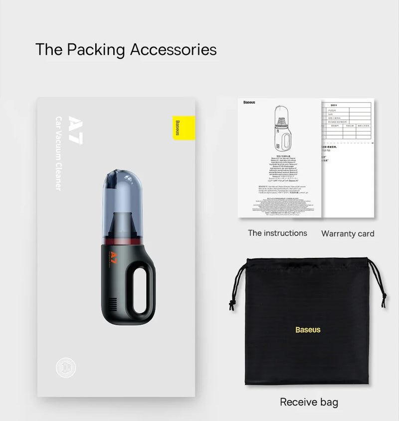 Baseus A7 Car Vacuum Cleaner